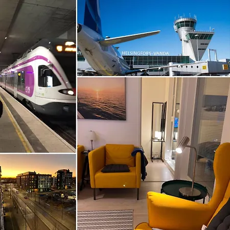 To Luxstudio Minervasuite From Helsinki Airport 6 Min, To 27min, Freeparking In Kivistoein Kivistoe * Vantaa